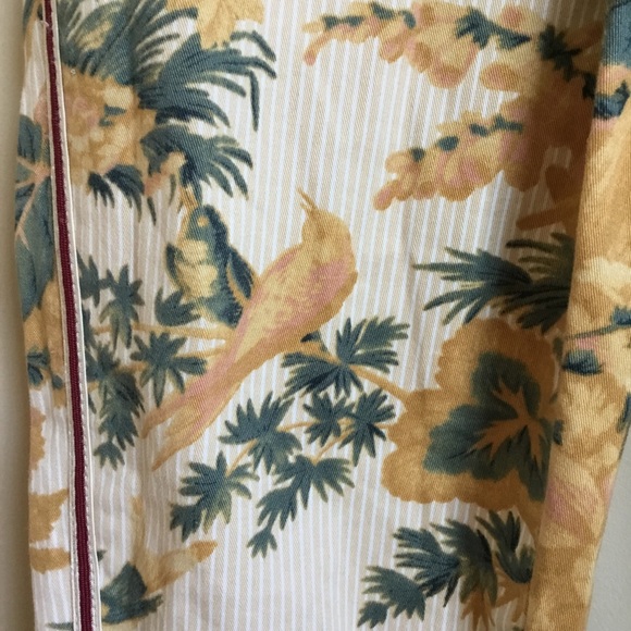 Chino by Anthropologie Relaxed Tropical Print Pants - Picture 5 of 12